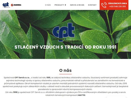 sortiment produktů zahrnuje zejména technologii výroby a úpravy stlačeného vzduchu, pneumatické nářadí a příslušenství se zaměřením na řemeslnické a průmyslové aplikace. montáž potrubních systémů a rozvodů stlačeného vzduchu. bezplatné poradenství a zpracování návrhů kompresorových stanic.