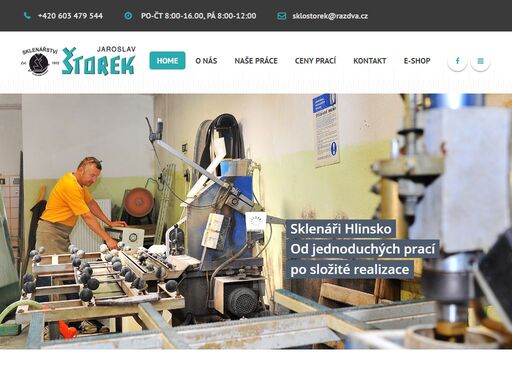 sklenářství a práce se sklem  jaroslav štorek hlinsko.