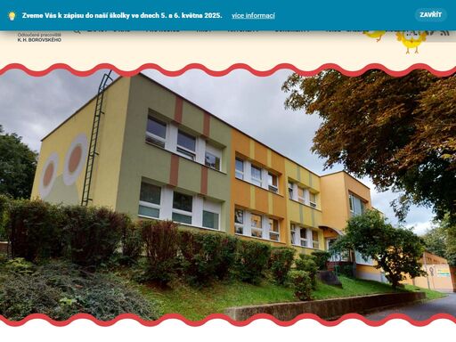oficiální webové stránky mš k. h. borovského v mostě. najdete tu aktuální informace a sdělení pro rodiče.