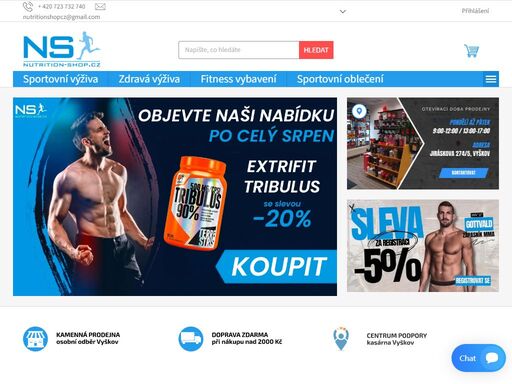 nutrition-shop.cz - váš eshop pro fitness! široká nabídka doplňků stravy, vitamínů, vybavení a oblečení. ? kvalita pro sportovce - proteiny, gainery, creatiny a mnohem více.