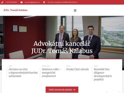 jsme advokátní kancelář s lidským přístupem. máme mnohaletou praxi, zaměřujeme se na poskytování právních služeb podnikatelům i korporacím.