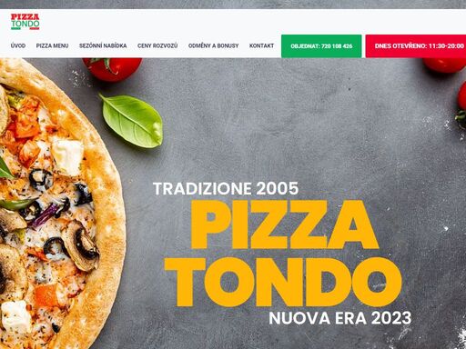 pizzeria tondo horní počernice ??rozvoz a prodej skvělé pizzy a to nejen v praze 9 a praze 20. ochutnejte i vy naší vynikající pizzu z prvotřídních surovin.