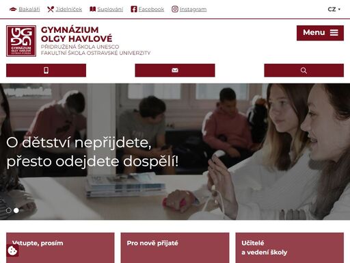 poskytujeme všeobecné vzdělání v 8letém a 4letém studijním programu. volitelné semináře v posledních 2 letech studia umožňují výraznou profilaci studentů a přípravu na vš v čr i v zahraničí.