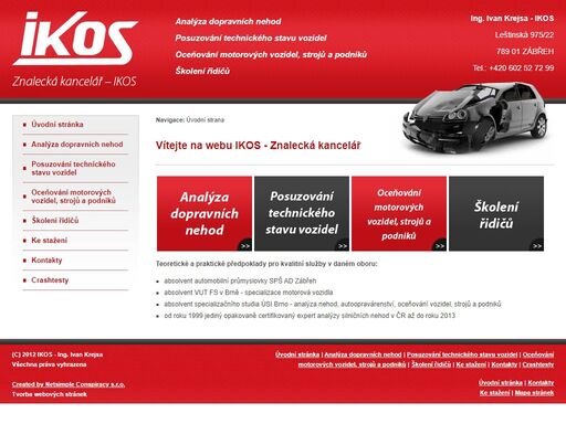 úvodní stránka | ikos - znalecká kancelář
