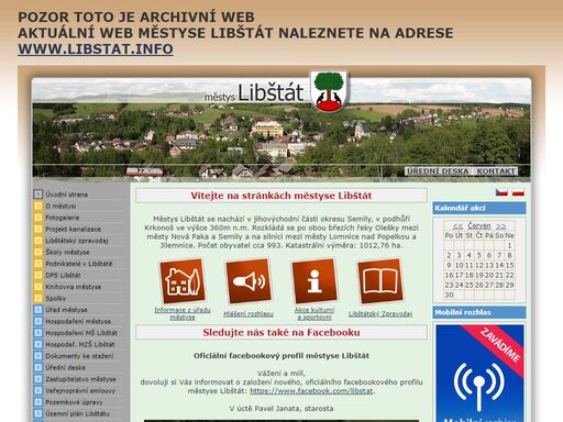 obec libštát, libštát, obecní stránky