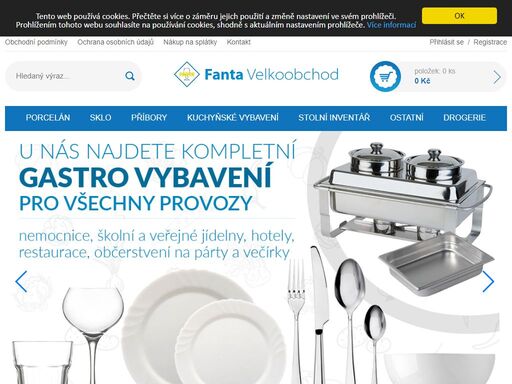 vybavení gastro provozů, školní jídelny, školky, nemocnice, hotel, restaurace, bufet, zavodní stravování.