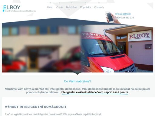 nabízíme chytrou elektroinstalaci, revize, zabezpečovací systémy a hromosvody.