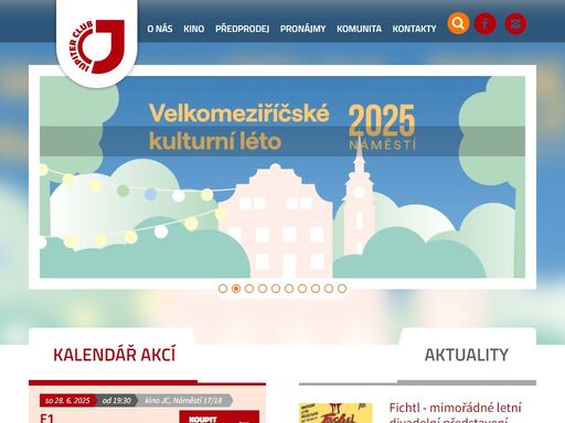 kultúrní centrum jupiter club, motor kultúry ve velkém meziříčí. programy kina, divadla, koncertů, výstav, společenských akcí, plesů