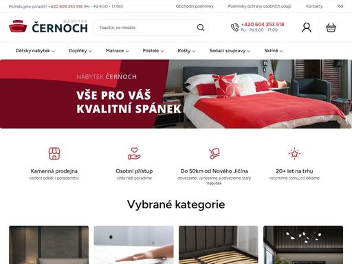 nábytek černoch. objevte kvalitní nábytek pro váš domov i kancelář. nábytek černoch je rodinná firma s tradicí a vlastní kamennou prodejnou na adrese sokolovská 10, nový jičín, česká republika. nabízíme široký výběr stylového nábytku, matrací, postelí, sedacích souprav, skříní a doplňků za skvělé ceny. navštivte nás…