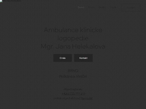 ambulance klinické logopedie mgr. jana helekalová 