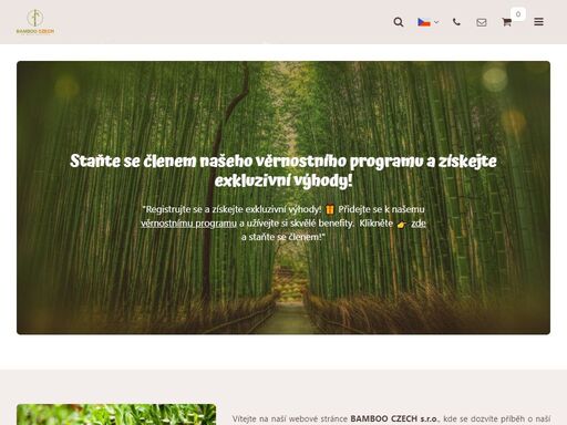 bamboo czech - brčka z přírodního vlákna