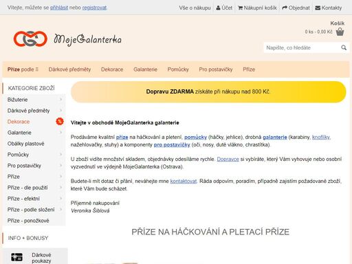 široký výběr přízí na háčkování a pletení, galanterie a kreativních potřeb. rychlé doručení, osobní přístup a výdejna v ostravě.