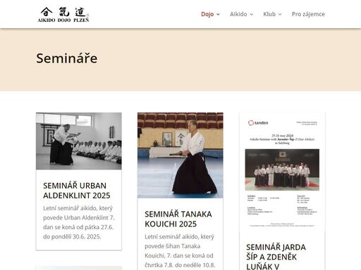 aikido v plzni od roku 1992. zastáváme moto, že spolupráce je důležitější než soupeření. nauč se bránit využitím protivníkova útoku. vyzkoušej si bojové umění na prvním bezplatném tréninku!