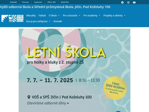vyšší odborná škola a střední průmyslová škola, jičín