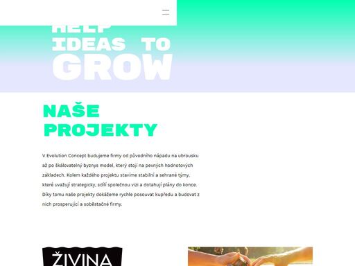 we help ideas to grow