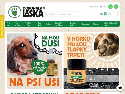dokonalá láska, to jsou čistě přírodní veterinární přípravky pro psy, kočky, koně, potkany, ježky, papoušky, ještěry - a další zvířata. ale také to jsou čistě