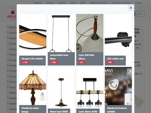 rozsáhlá nabídka svítidel a osvětlení do interiéru a exteriéru. všechny druhy svítidel k dostání na e-shopu hallux.cz