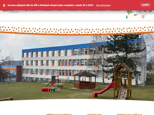 oficiální webové stránky mš albrechtická v mostě. najdete tu aktuální informace a sdělení pro rodiče.