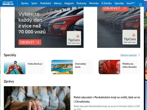 novinky a zprávy z chrudimi a okolí. nejdůležitější informace a události z jednotlivých obcí, dění v politice, kultuře, sportu i v běžném životě.