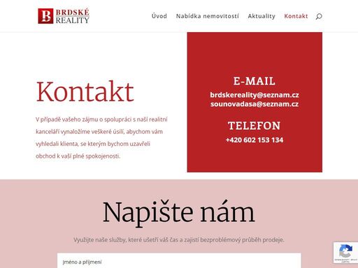 preferujte osobní kontakt? adresa naší kanceláře: pražská 14, 26101 příbram. mobil: (+420) 602 153 134, e-mail: brdskereality@seznam.cz