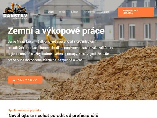 naše firma se specializuje na zemní a výkopové práce v brně a okolí. pracujeme s kvalitním vybavením, aby byla práce provedena správně, včas a v rámci rozpočtu.