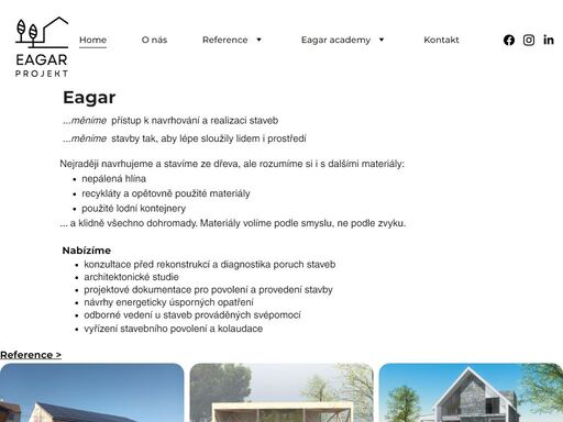 komplexní služby v oblasti architektonických studií a projektů pozemních staveb. konzultace, energetická řešení, stavební dozor, stavební povolení a kolaudace.