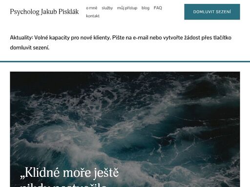 poskytuji psychologické konzultace, poradenství, krizovou intervenci a 
koučink v české třebové. pracuji s dospívající a dospělou klientelou. v 
současné době mám volné termíny. jedná se o soukromou praxi, nejsem 
klinický psycholog (nemám smlouvu s pojišťovnou), mé služby jsou tedy 
placené přímo klienty.