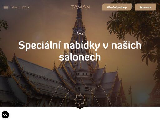 tawan vám přináší thajské masáže a další druhy exotických masáží na nejvyšší úrovni. vychutnejte si umění thajských masérek v jednom z mnoha luxusních salonů v zajímavých lokalitách