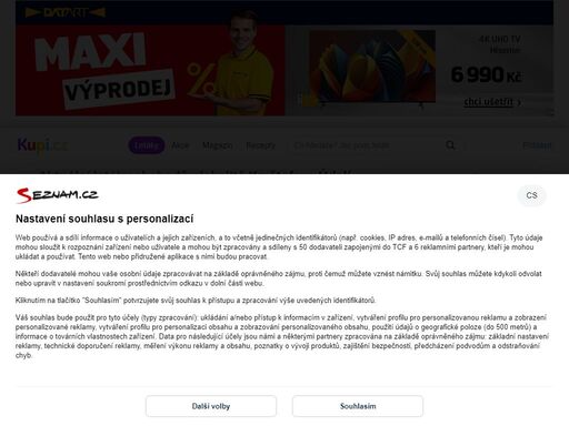 nejvíce akcí a slev z akčních letáků ?? na jednom místě. nákupní seznam a hlídač akčních cen vám ? umožní výhodnější nákupy ??. akční letáky si můžete prohlížet také v mobilní aplikaci ?? kupi.cz