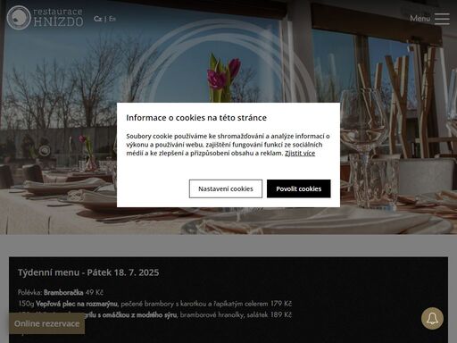 naše restaurace vám nabízí pestrou nabídku jídel tradiční i moderní kuchyně z nejkvalitnějších surovin. v menu naleznete i vegetariánské a bezlepkové pokrmy.
