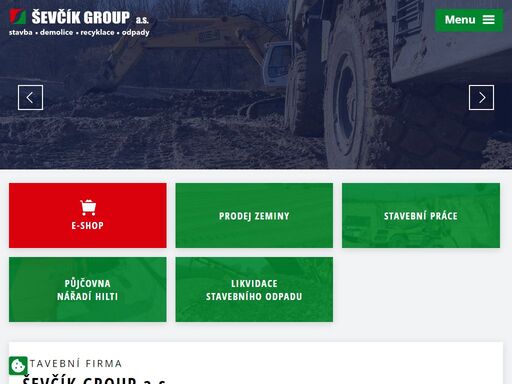 zabýváme se zemními pracemi, htu, stabilizací zemin, demolicemi objektů, výstavbou komunikací, inženýrských sítí a recyklací stavebních odpadů. zjistěte více.