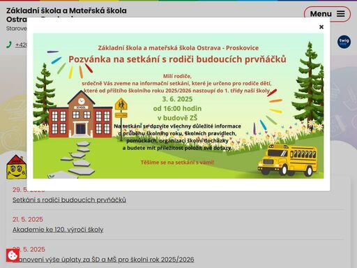 naše zš je školou rodinného typu s prvním stupněm (1. – 5. ročník), nachází se na adrese staroveská 62. mš je na adrese buková 245/2a. navštivte nás.