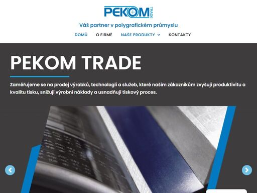 firma pekom trade s.r.o. je obchodní společnost, která je pokračováním firmy ing. petr konopásek – pekom, která byla založena v roce 1992.