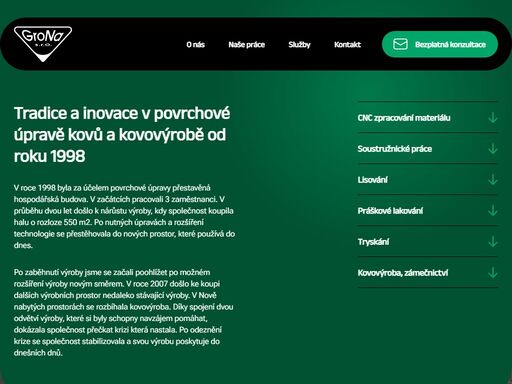 kompletní zpracování plechu cnc technologií, zakázková kovovýroba, práškové lakování komaxit