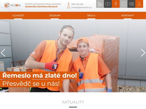 střední průmyslová škola stavební akademika stanislava bechyně (havlíčkův brod, kraj vysočina)