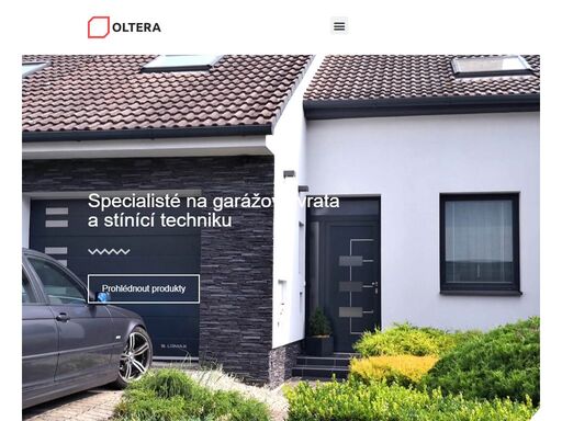 oltera se zaměřuje na prodej garážových vrat a stínící techniky. jsme specialisté v tomto oboru již téměř 30 let.