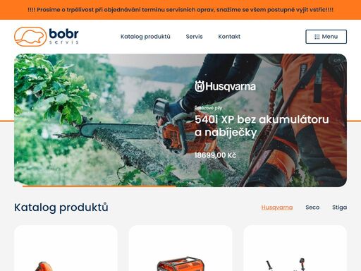 prodej, servis a poradenství v oblasti lesní a zahradní techniky. zaměřujeme se především na výrobky firmy husqvarna.