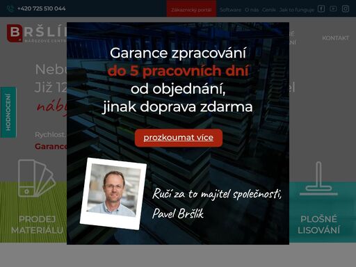 nářezové centrum bršlík vám zpracuje plošný materiál. 92 % zakázek vyřídíme do 5 pracovních dnů. jsme váš generální dodavatel nábytkových dílců.