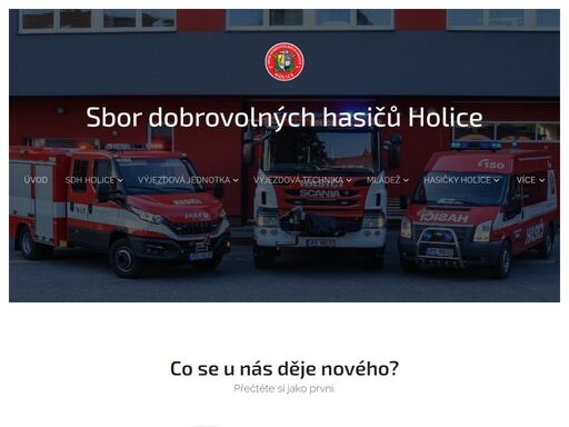 oficiální webové stránky sboru dobrovolných hasičů holice.