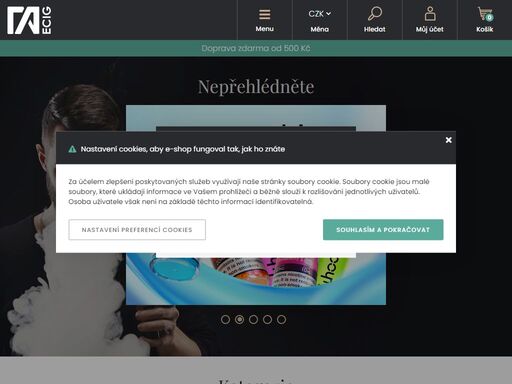 eshop i velká síť prodejen pro ecigarety, gripy, e-liquidy, báze, aromata, baterie pro e-cigarety, clearomizery a mnoho dalšího. rychlé dodání, možnost pohodlné rezervace zboží a další výhody pro všechny zákazníky.