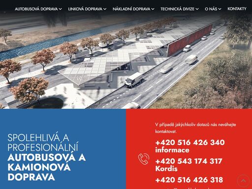 čad blansko a.s. - autobusová a kamionová doprava, opravárenské a servisní práce, osobní a nákladní pneuservis, čerpací stanice omv