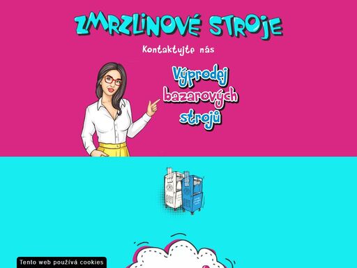 zmrzlinové stroje - pronájem, prodej a bazar zmrzlinových strojů