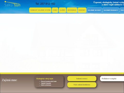 úsporné, ekologicky šetrné vytápění a ohřev teplé užitkové vody