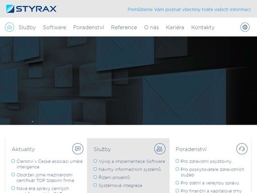 poskytujeme komplexní služby v oblasti navrhování a implementace informačních systémů, řízení projektů, systémové integrace, poradenství, pronájmu expertů a školení.