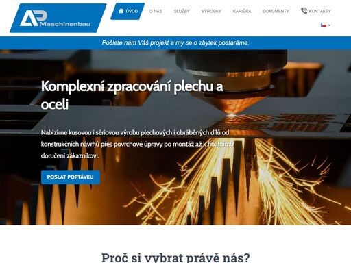 komplexní zpracování plechu a oceli. kusová i sériová výrobu plechových i obráběných dílů od konstrukčních návrhů přes povrchové úpravy po montáž až k finálnímu doručení zákazníkovi.