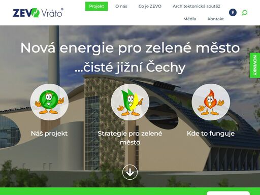 zevo vráto – zařízení na energetické využití odpadu. ekologický, ekonomický komunální projekt. využívá komunální odpad jako zdroj energie.