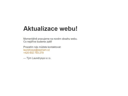 laudrysys - samoobslužné prádelny konceptu speed queen pro vaše město. jsme autorizovaným distributorem speed queen pro čr a sr.