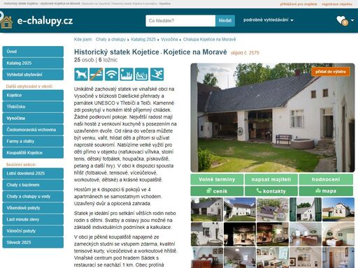 historický statek kojetice? ubytování kojetice na moravě na vysočině. chalupa k pronájmu: kapacita 25 osob - 6 ložnic. provoz: léto, zima, víkendové pobyty, vánoce, silvestr.