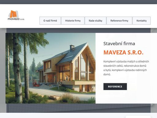 komplexní výstavba malých a středních stavebních celků, rekonstrukce domů a bytů?? a komplexní výstavba rodinných domů. 