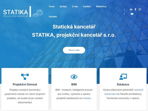 projekční kancelář statika liberec se zabývá projekční a konzultační činností nosných konstrukcí pozemních a inženýrských staveb.